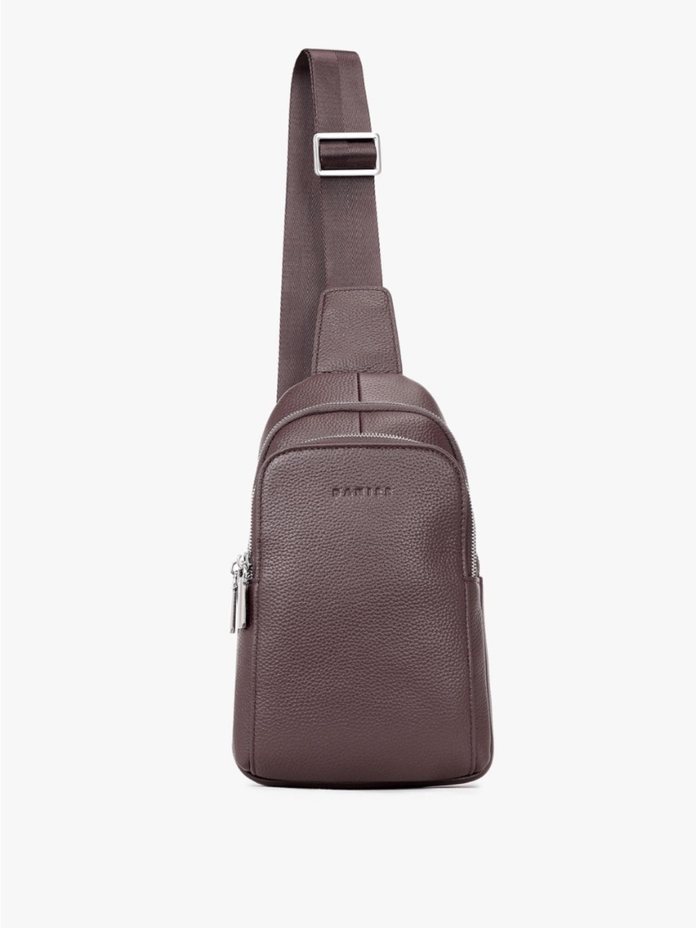 Danier Spence Leather Sling Bag – Dark Brown